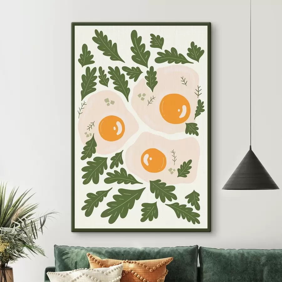 Glezna Olu un lapu attēls s36860