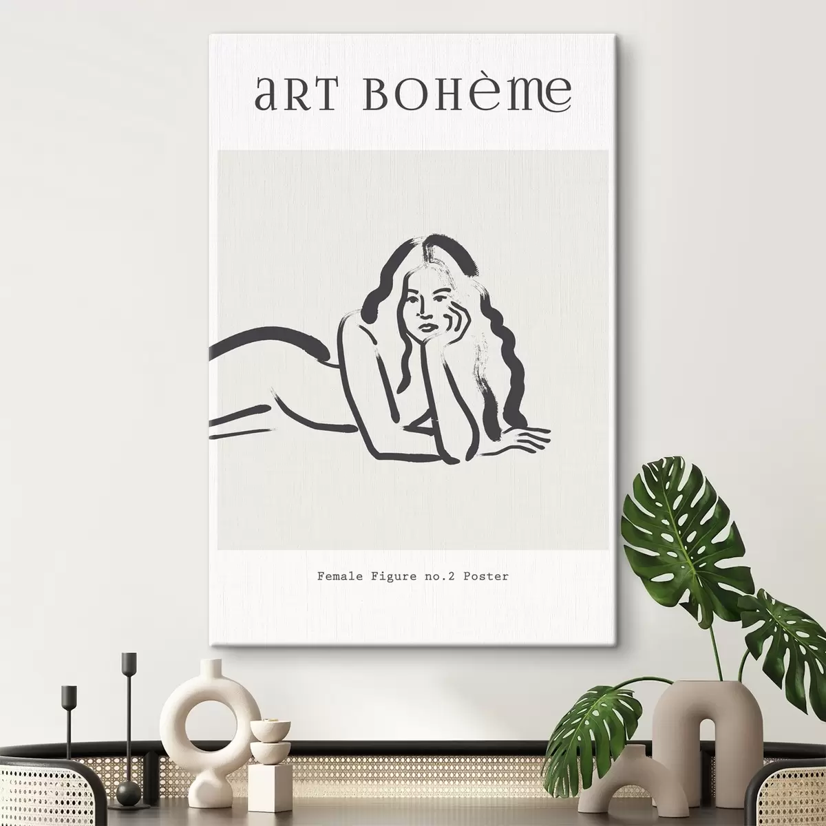 Glezna Sievietes, kas guļ uz vēdera, zīmējums s37402