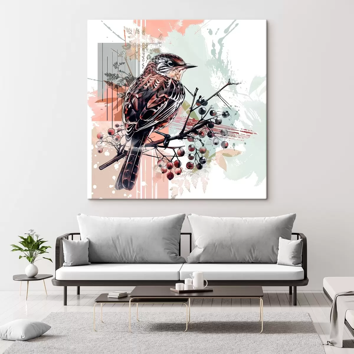 Glezna Putns uz zara s38273