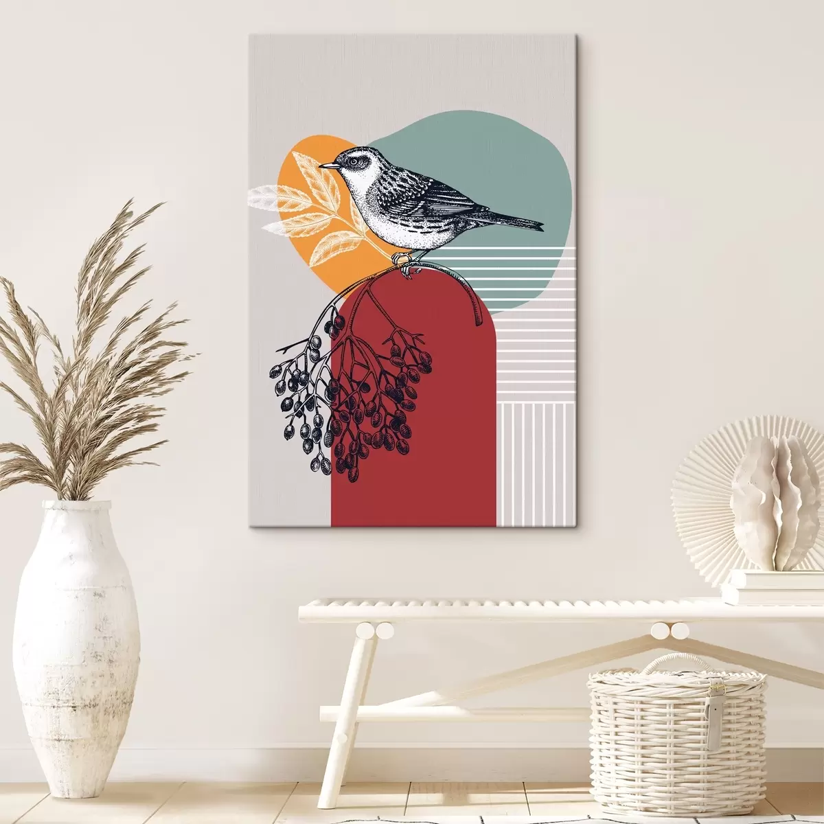 Glezna Putns uz zara s38443