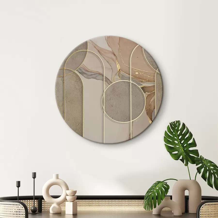 Glezna Smilškrāsas marmors boho stilā r34773