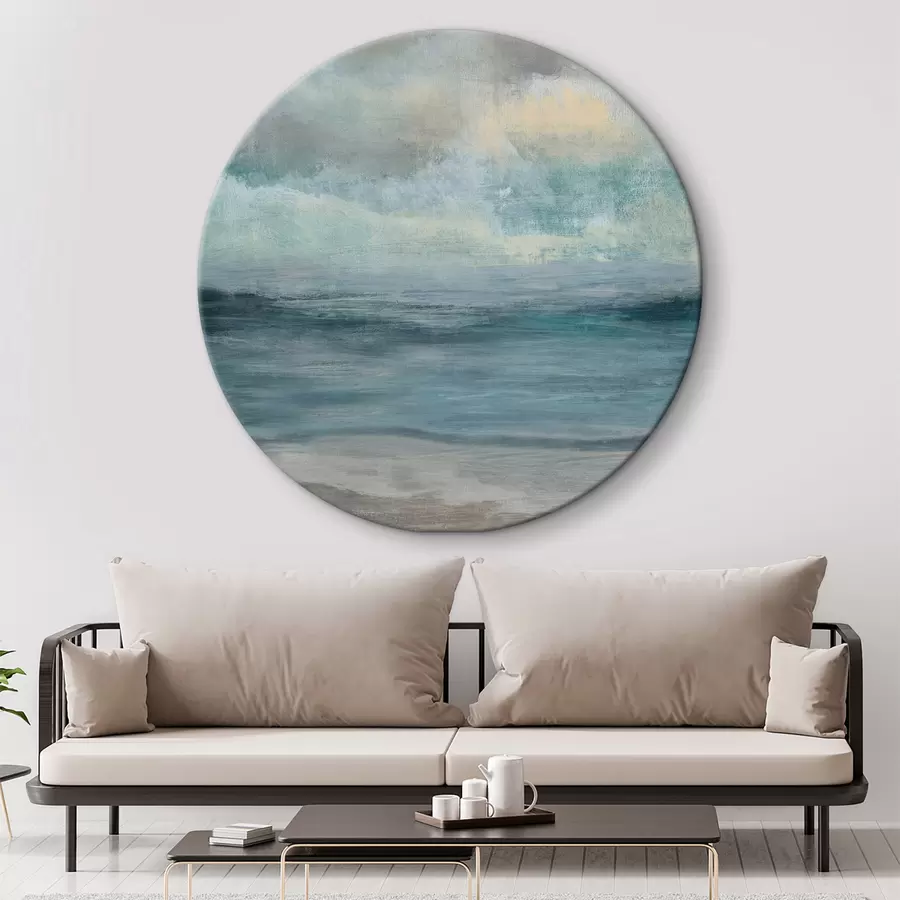 Glezna Zila dūmakaina abstrakcija r35720