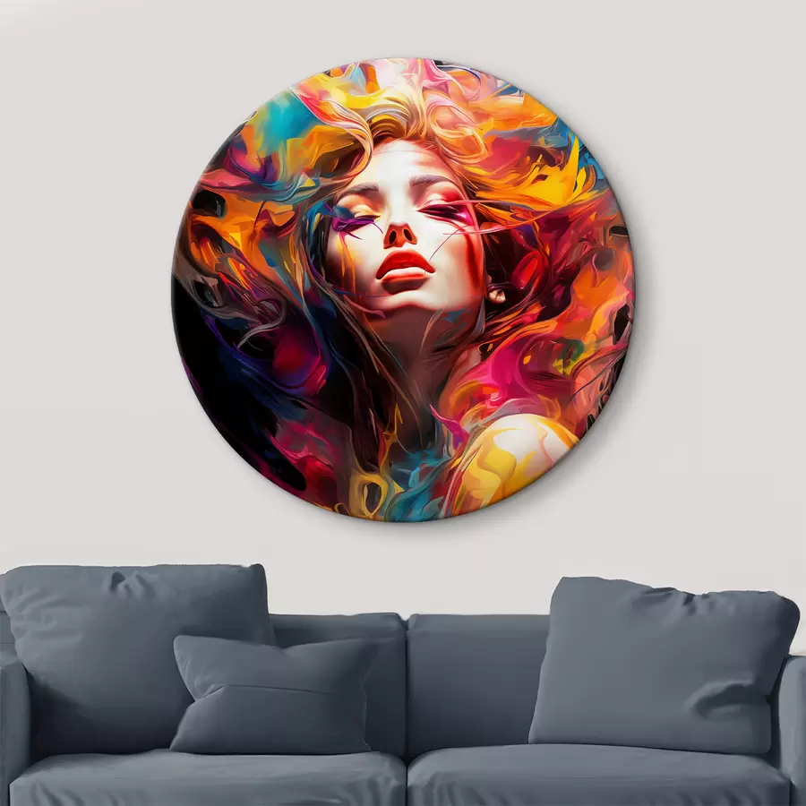 Glezna Abstraktā meitene r36677