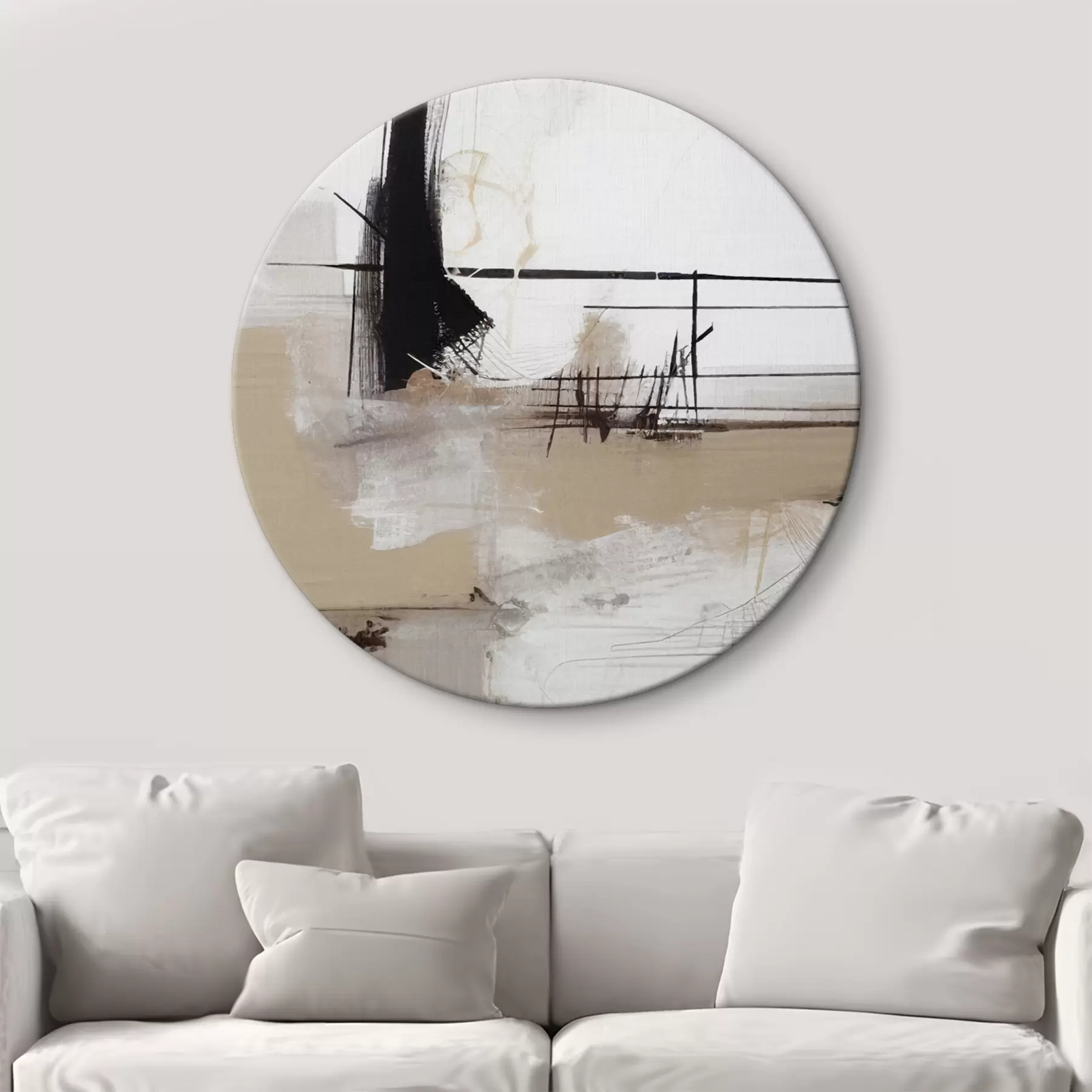 Glezna Abstraktais gaismas attēls, ģeometriska abstrakcija r37067