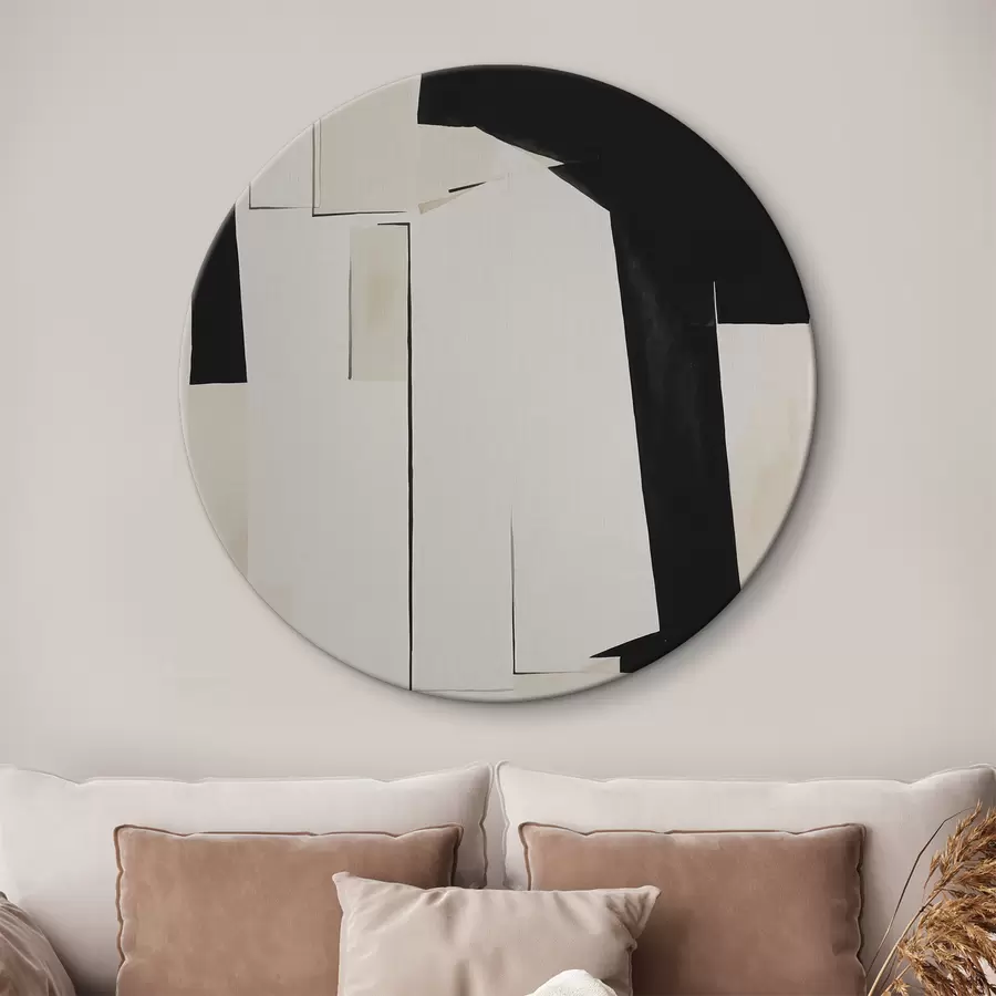 Glezna Melnbalta akvareļa abstrakcija r37169