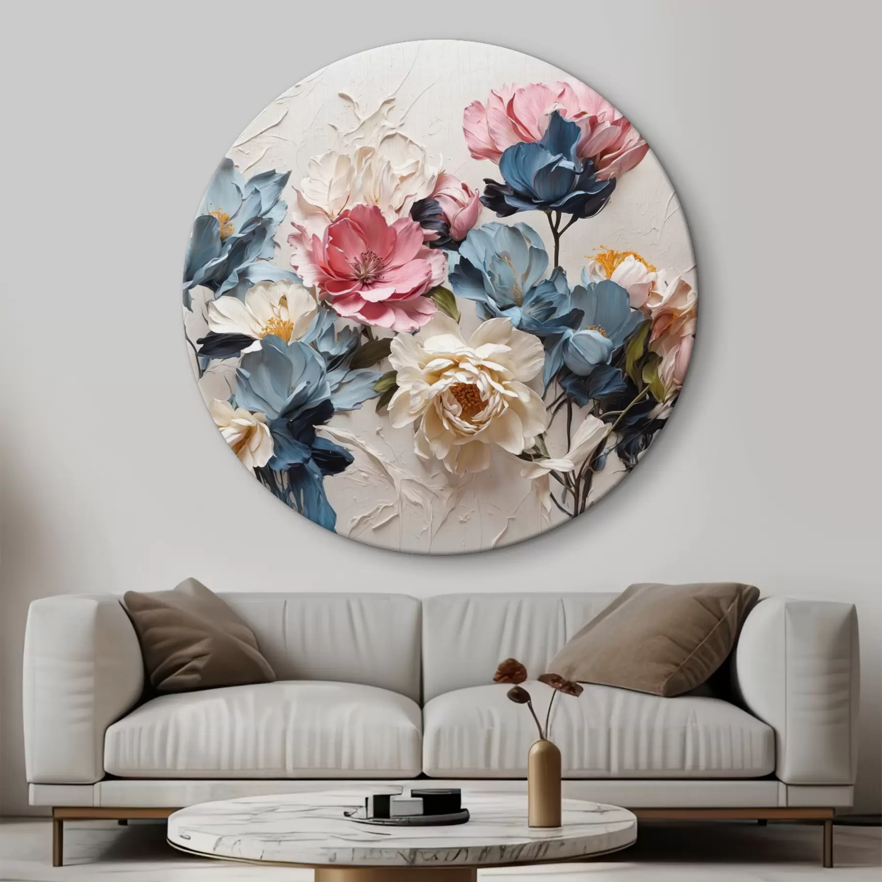 Glezna Apjomīgi spilgti ziedi r37336