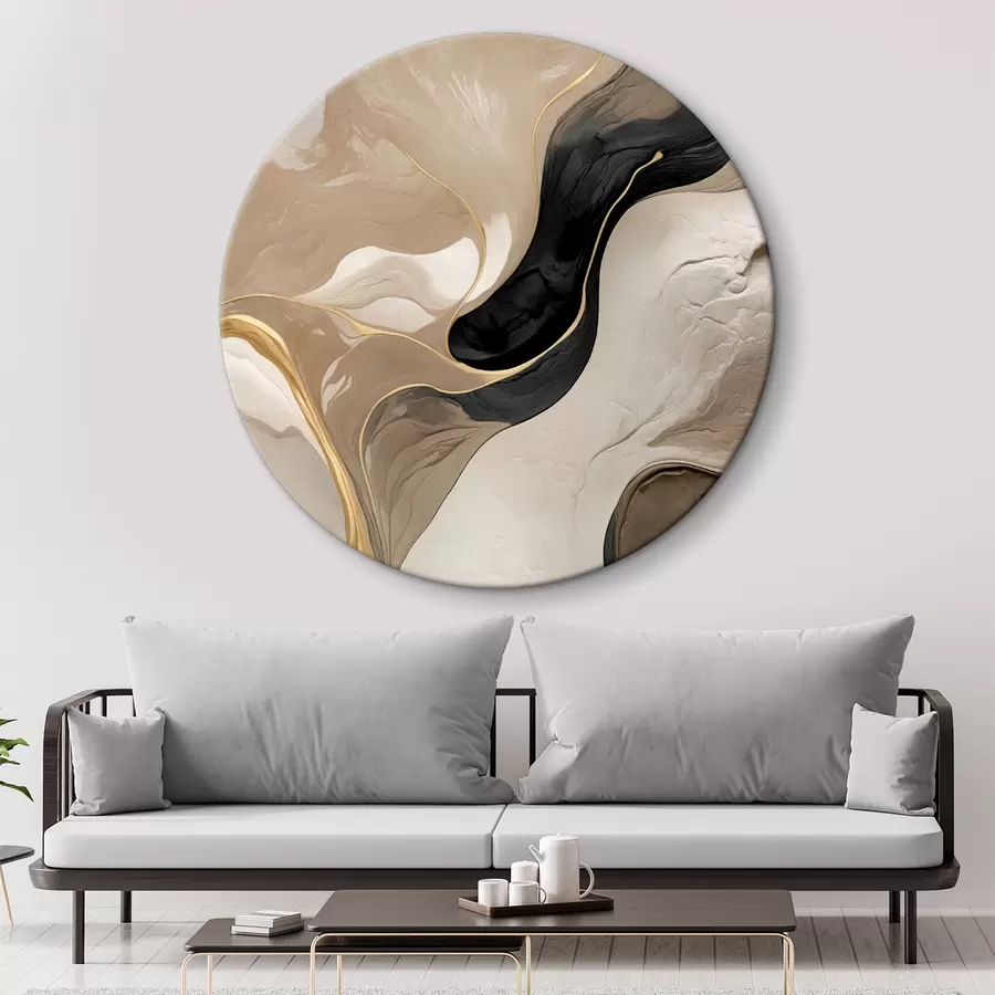 Glezna Abstrakcija ar faktūras imitāciju r39093