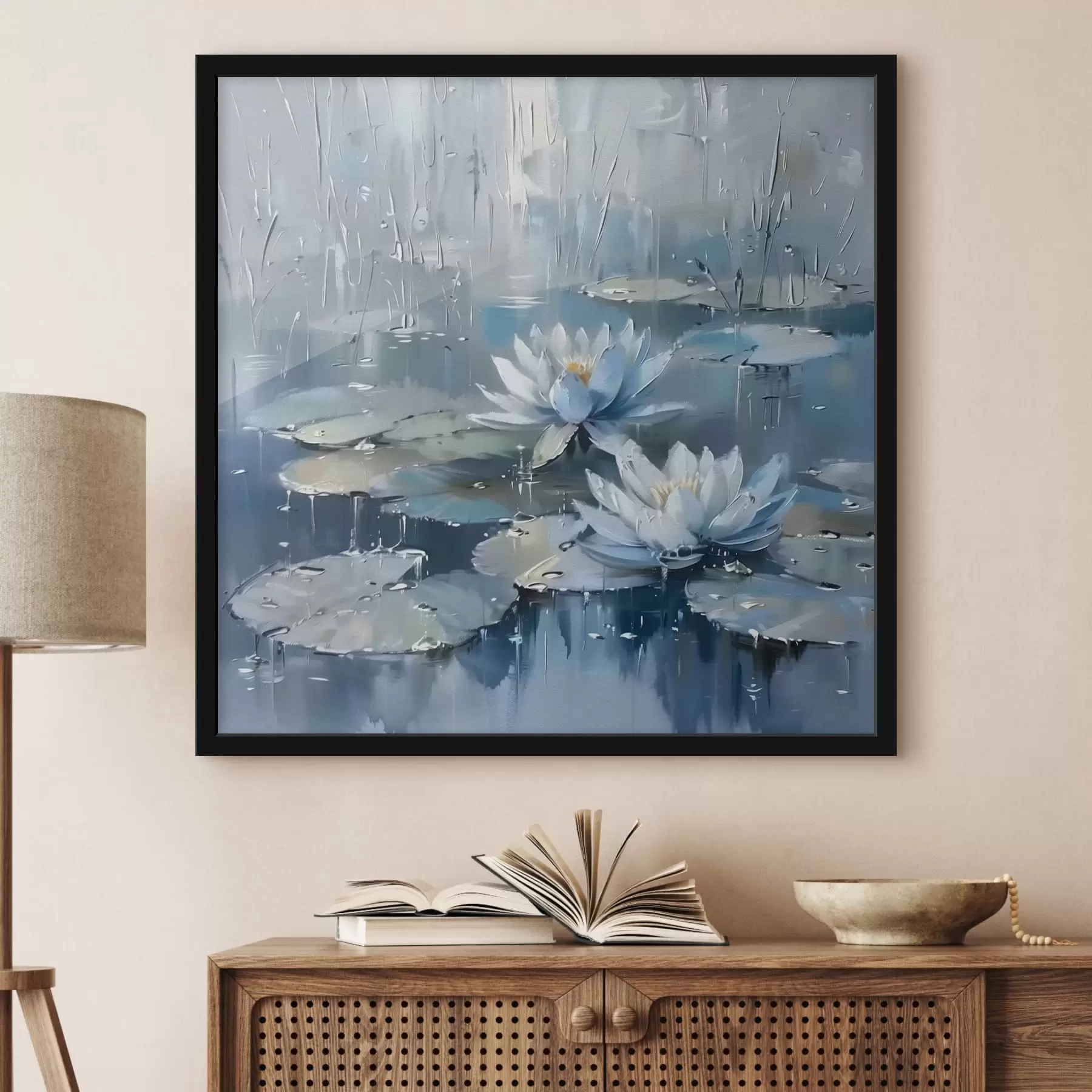 Fototapetes Stilīgas ūdens lilijas f41399