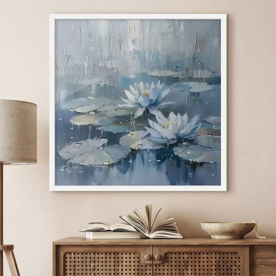 Fototapetes Stilīgas ūdens lilijas f41399