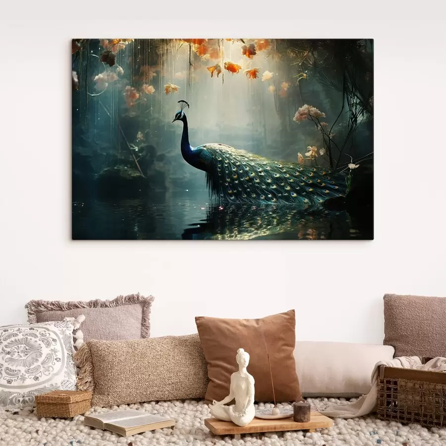 Glezna Krāšņs pāvs s41425