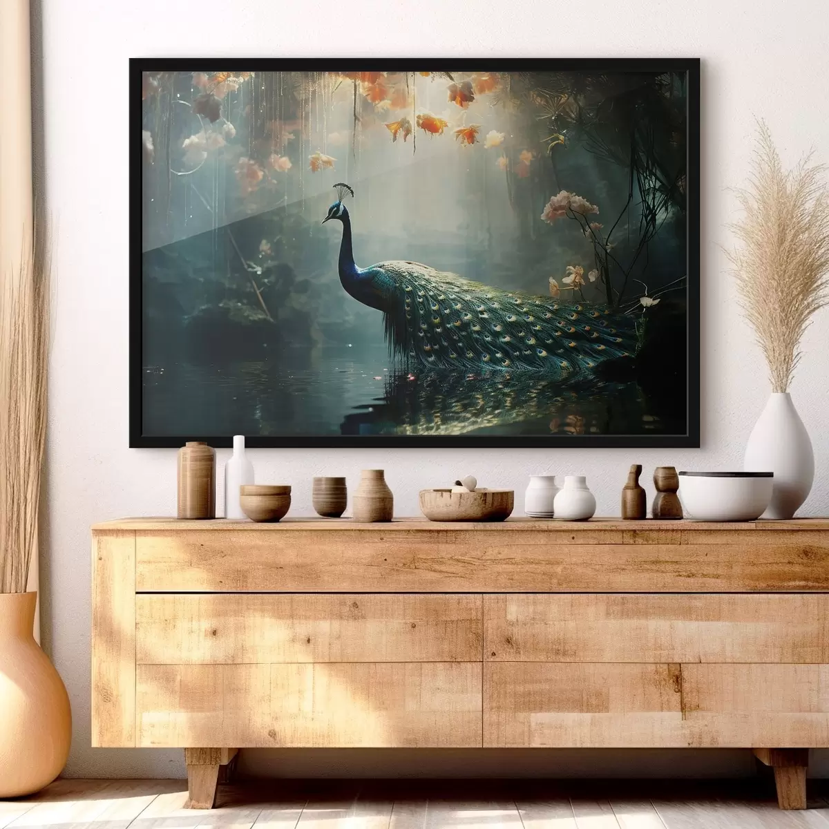 Plakāts Krāšņs pāvs f41425