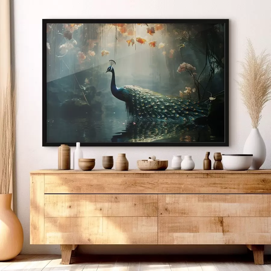 Fototapetes Krāšņs pāvs f41425