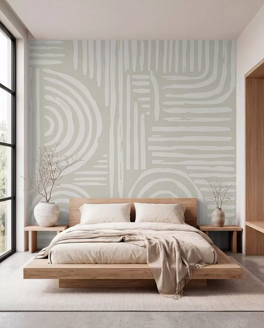 Fototapetes Boho dizains maigās krāsās w01919
