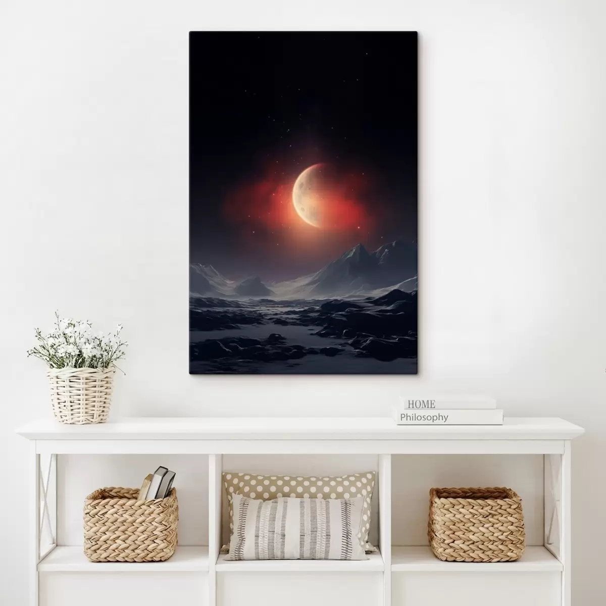 Glezna Saulriets ar skatu uz Marsu s41202