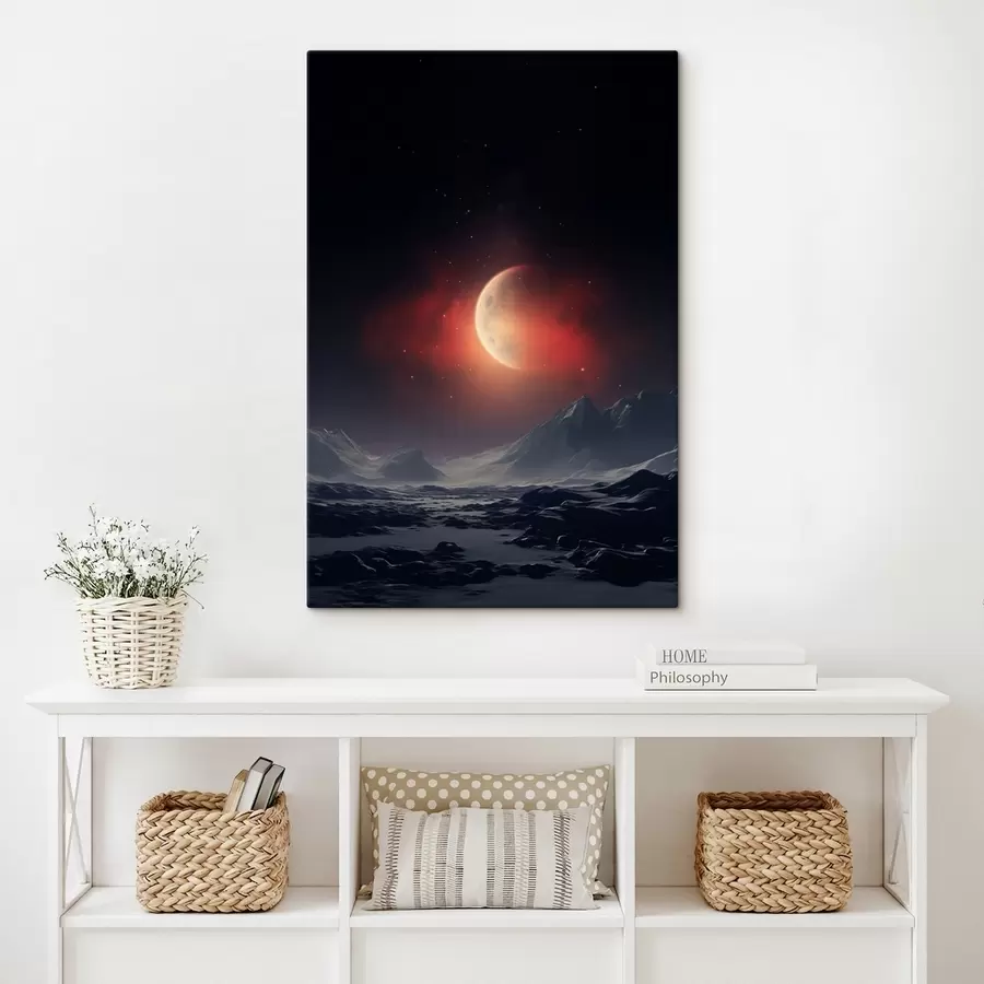 Glezna Saulriets ar skatu uz Marsu s41202