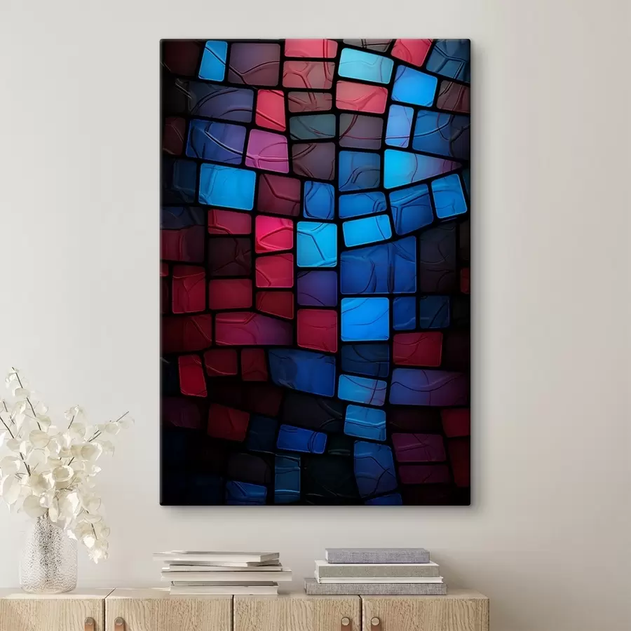 Glezna Abstrakcija, mozaīka s41211