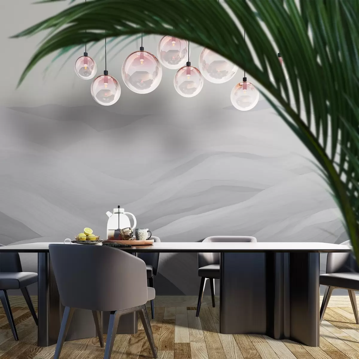 Fototapetes Miglaini kalnu viļņi w02034