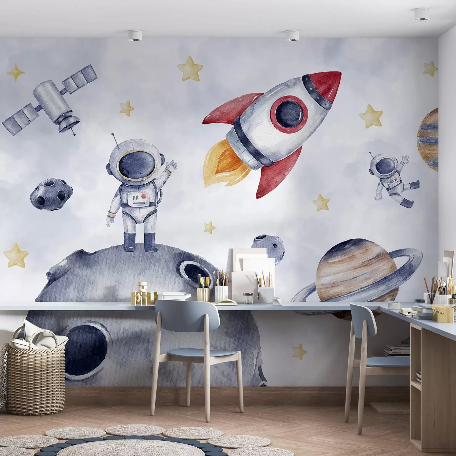 Fototapetes Astronauti kosmosā w01461