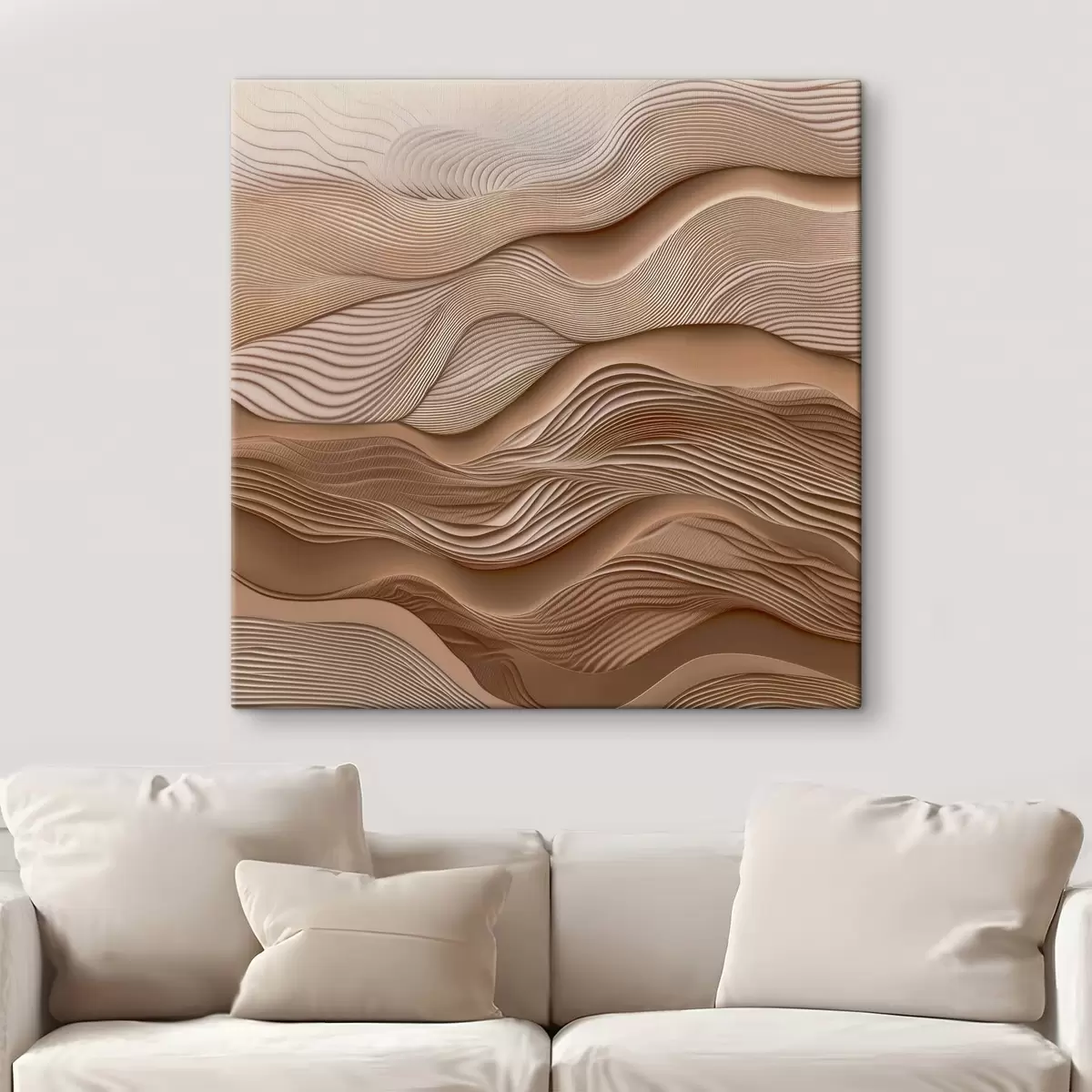 Glezna Abstrakti viļņi ar faktūras imitāciju s41358