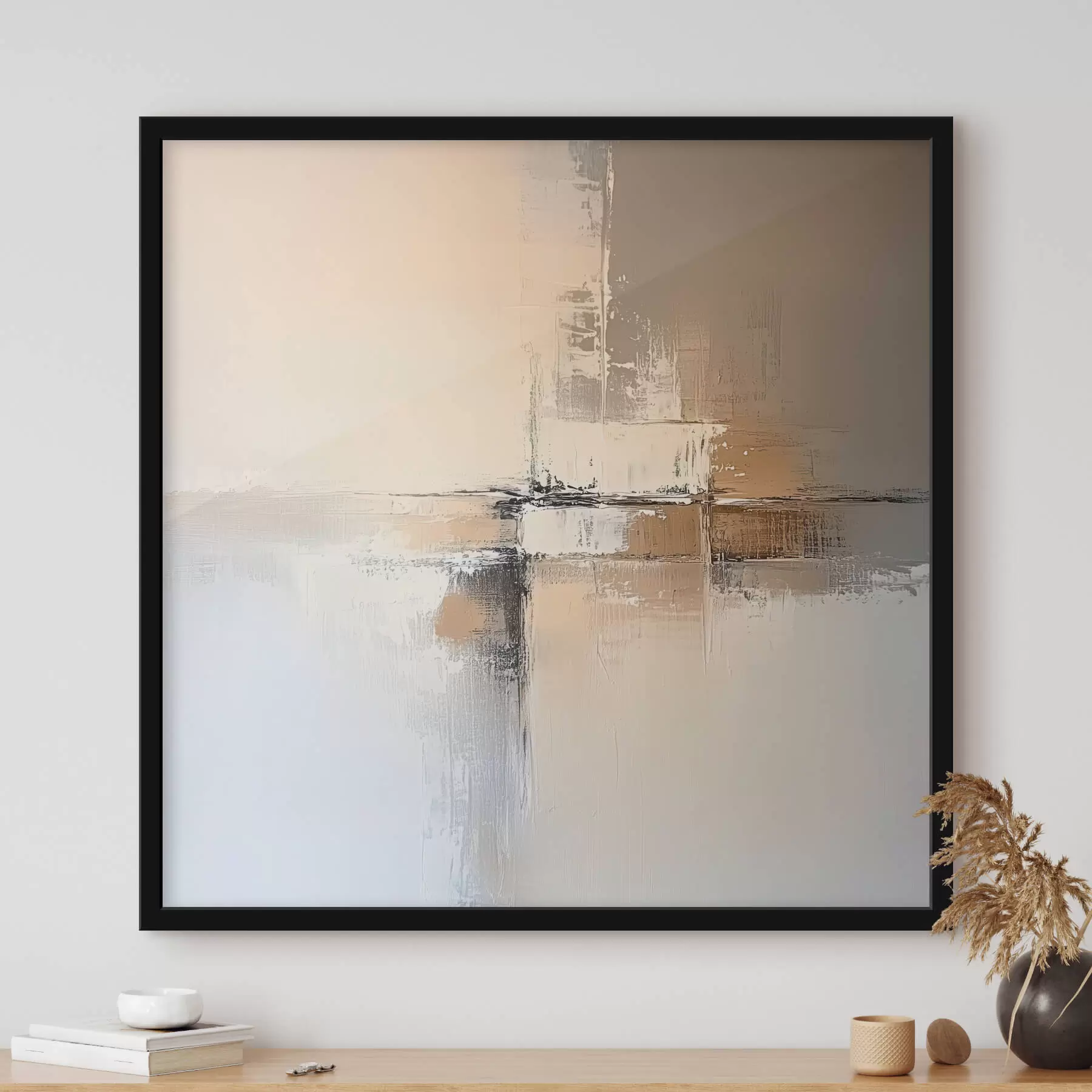 Fototapetes Abstrakcija smilškrāsas toņos f41353