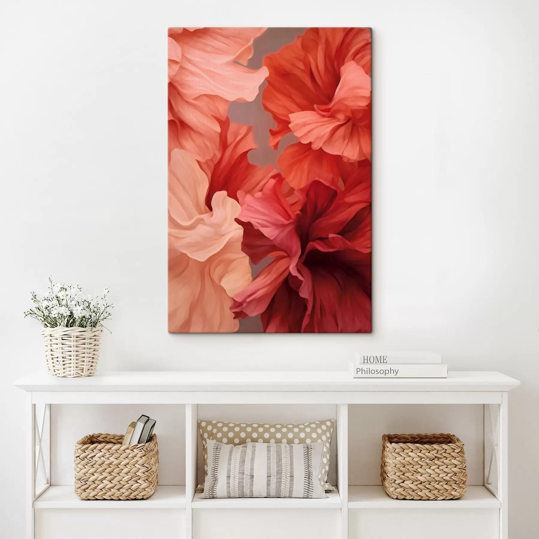 Glezna Siltas sarkanas magones s41488