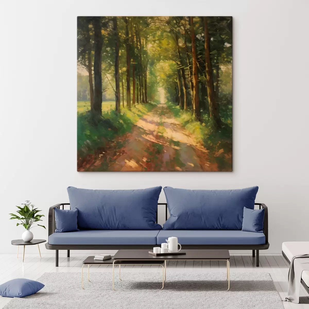 Glezna Meža ceļš saules gaismā s41497