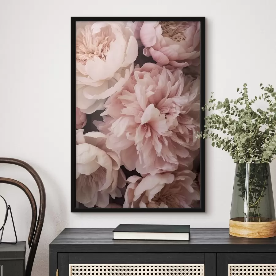 Glezna Maigi rozā peonijas f41489