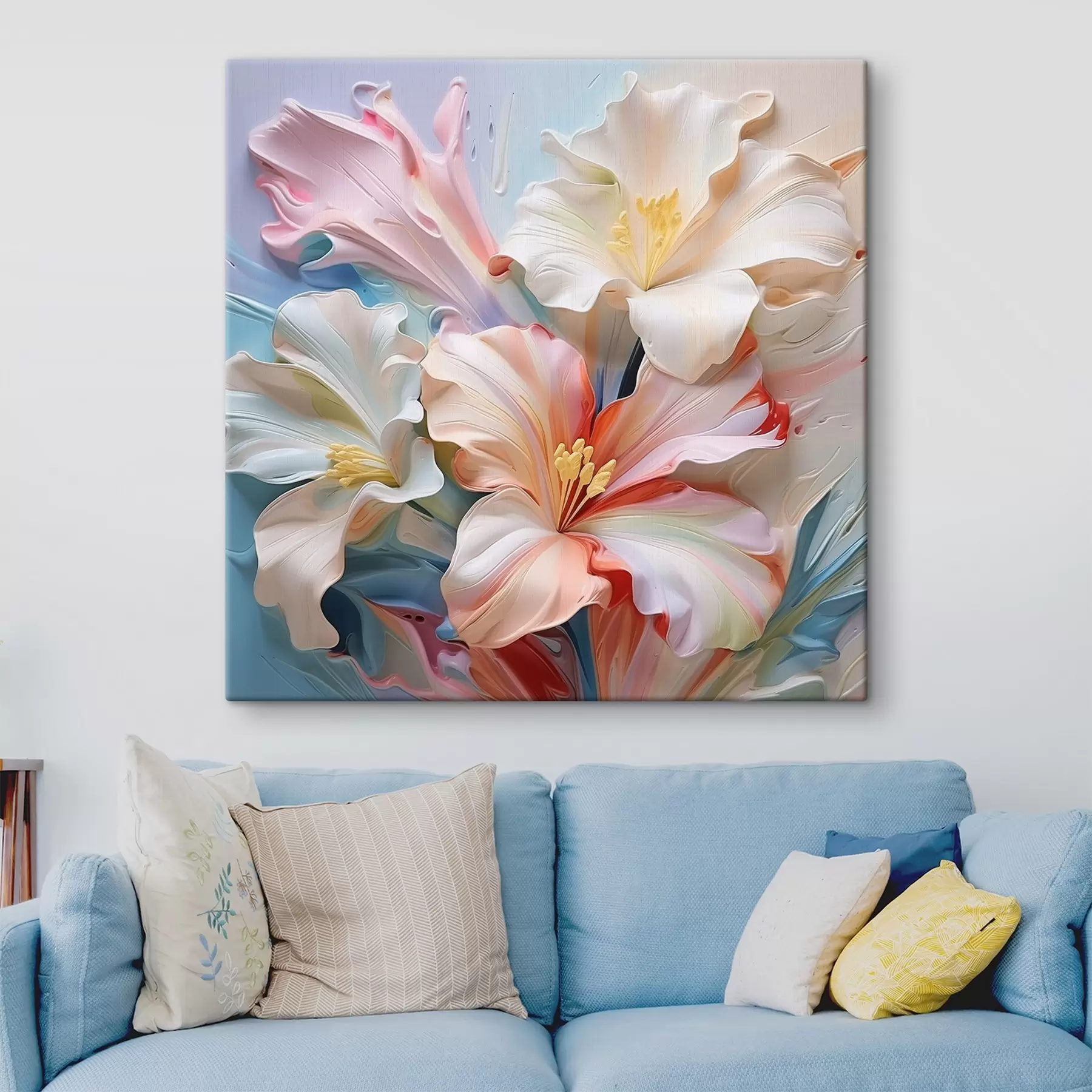 Fototapetes Apjomīgas abstraktas lilijas s41554