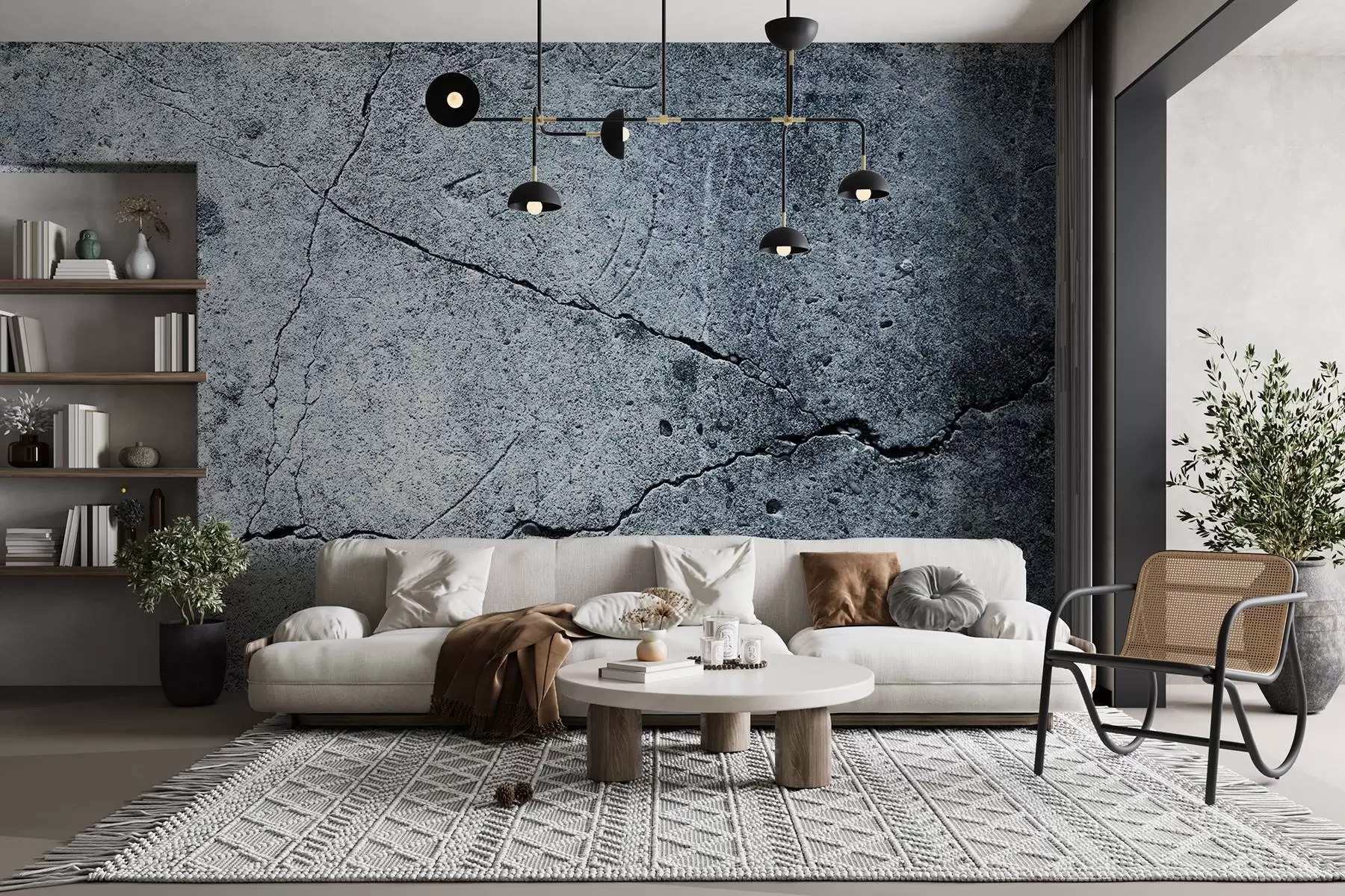 Fototapetes Teksturēta virsma ar redzamām plaisām u75783v3