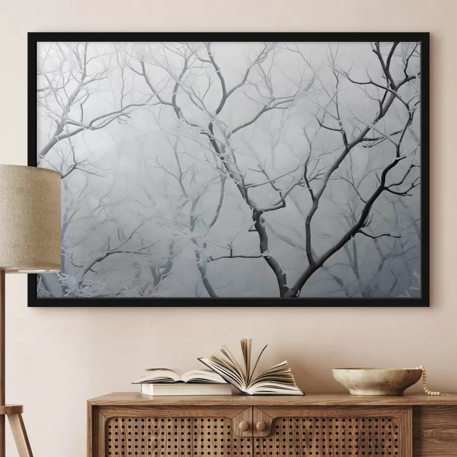 Fototapetes Koku zari salnā, minimālisms f41469