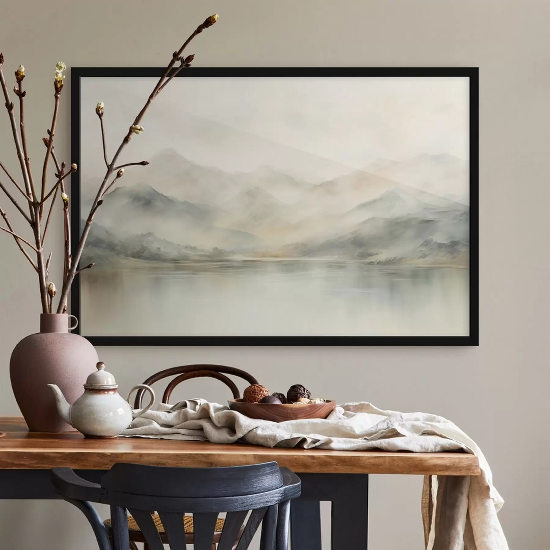 Fototapetes Akvareļu kalni f41600