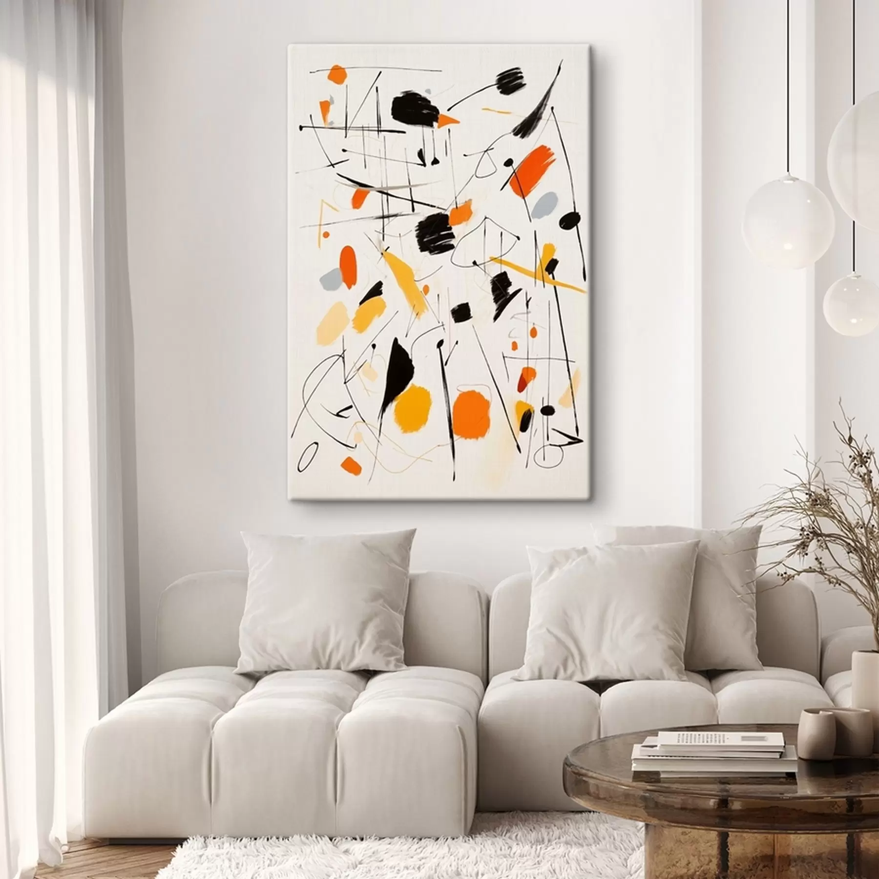 Fototapetes Krāsas šļakatas uz audekla s41596