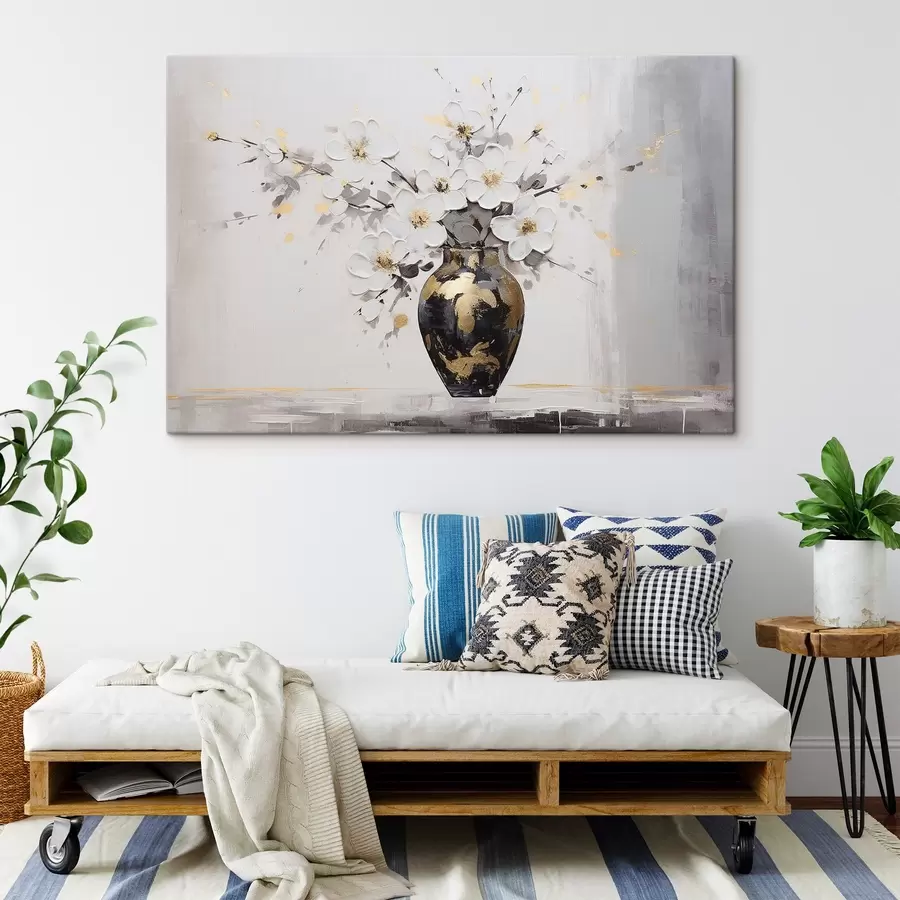 Glezna Ziedi vāzē s41567