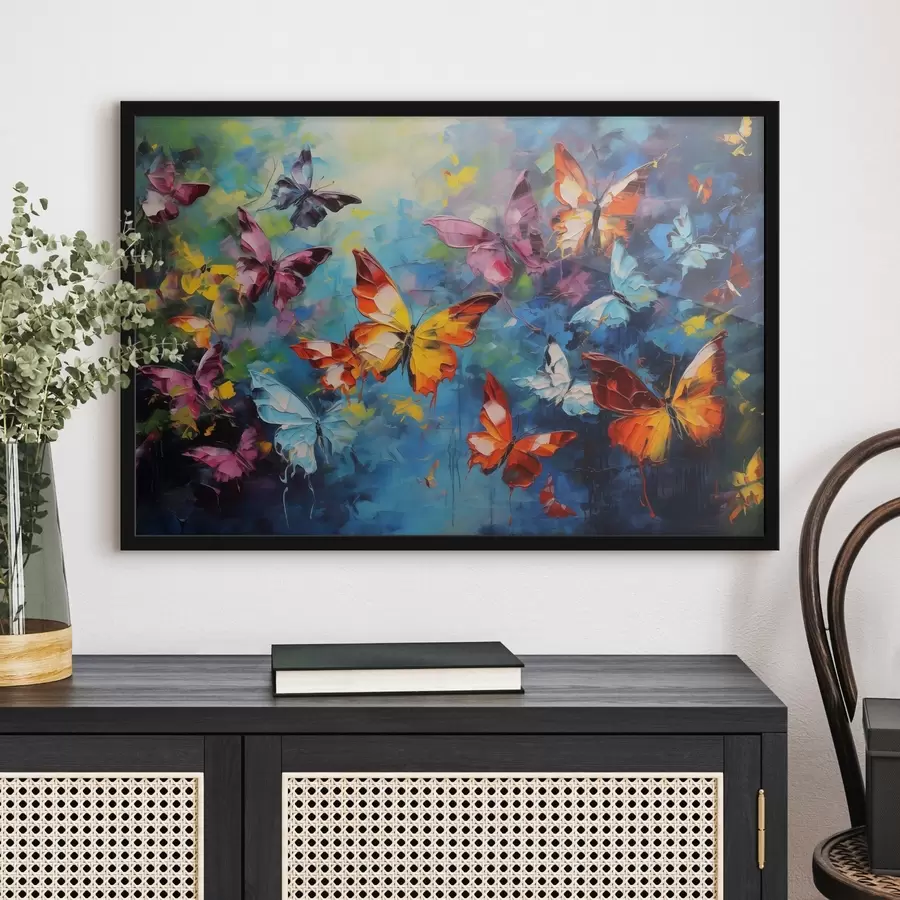 Fototapetes Krāsaini tauriņi f41556