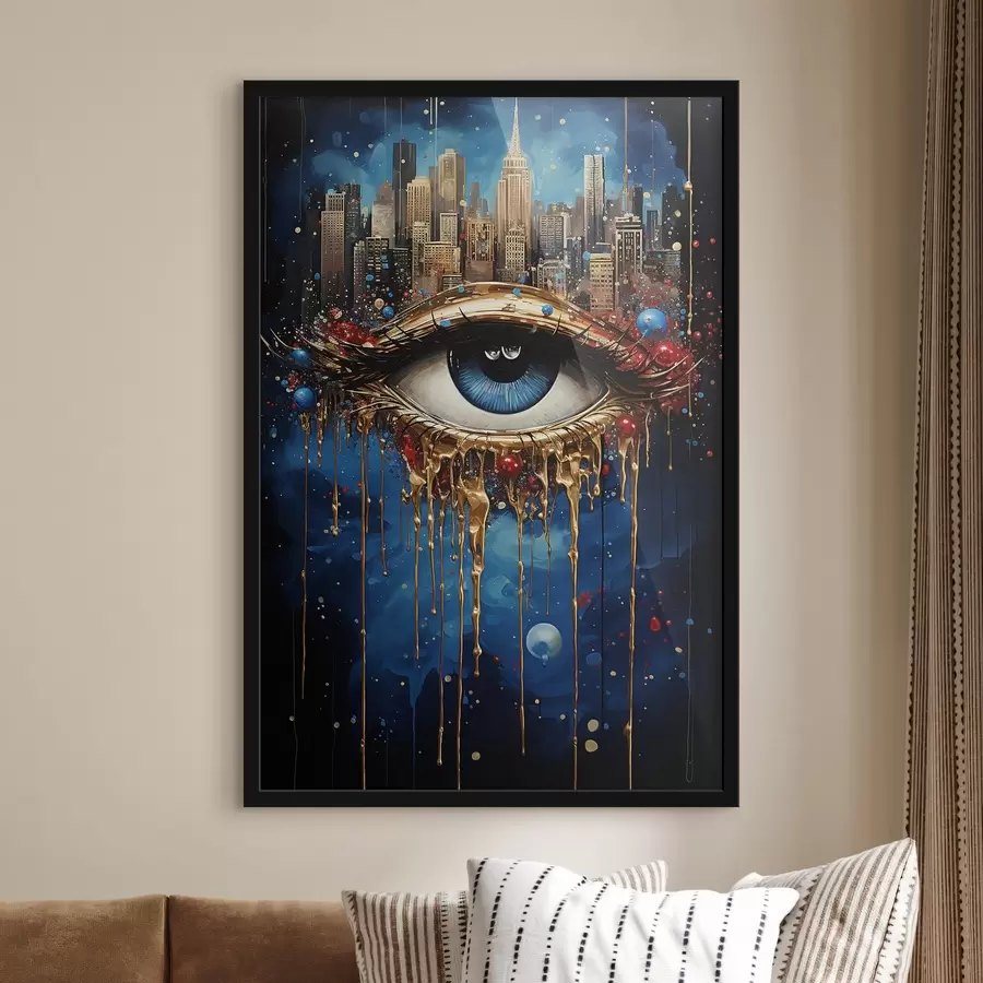 Fototapetes Abstrakcijas skats uz pilsētu f41562