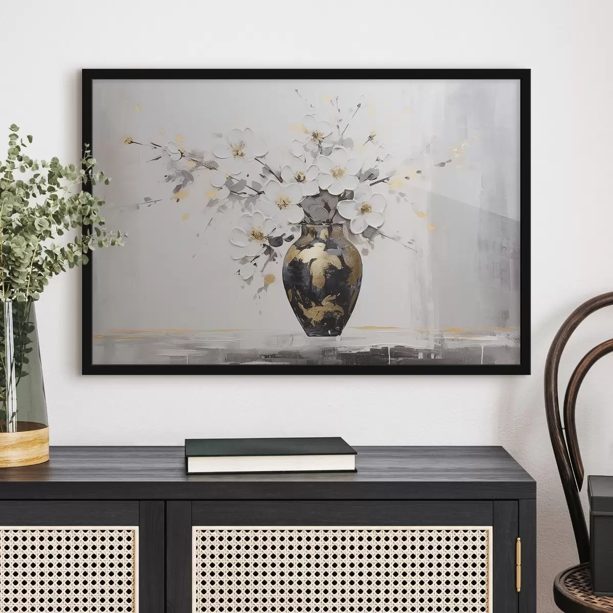 Plakāts Ziedi vāzē f41567