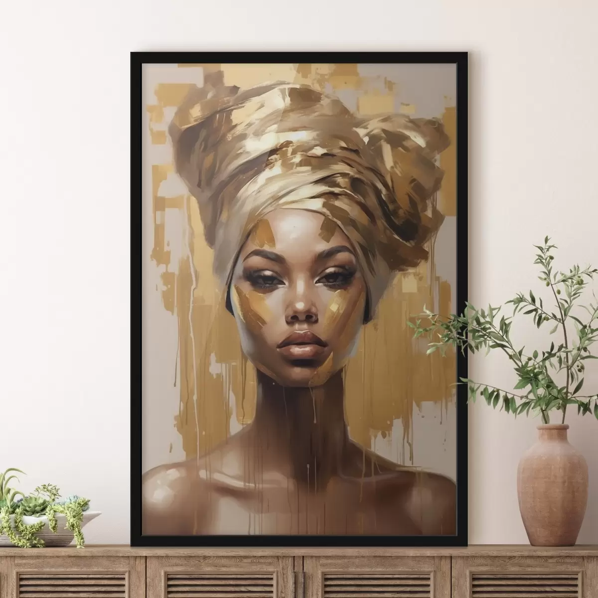 Plakāts Meitenes portrets f41686