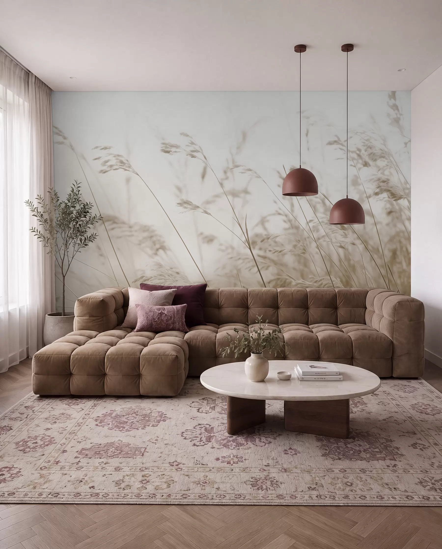 Fototapetes Zāles rītausmā w02250