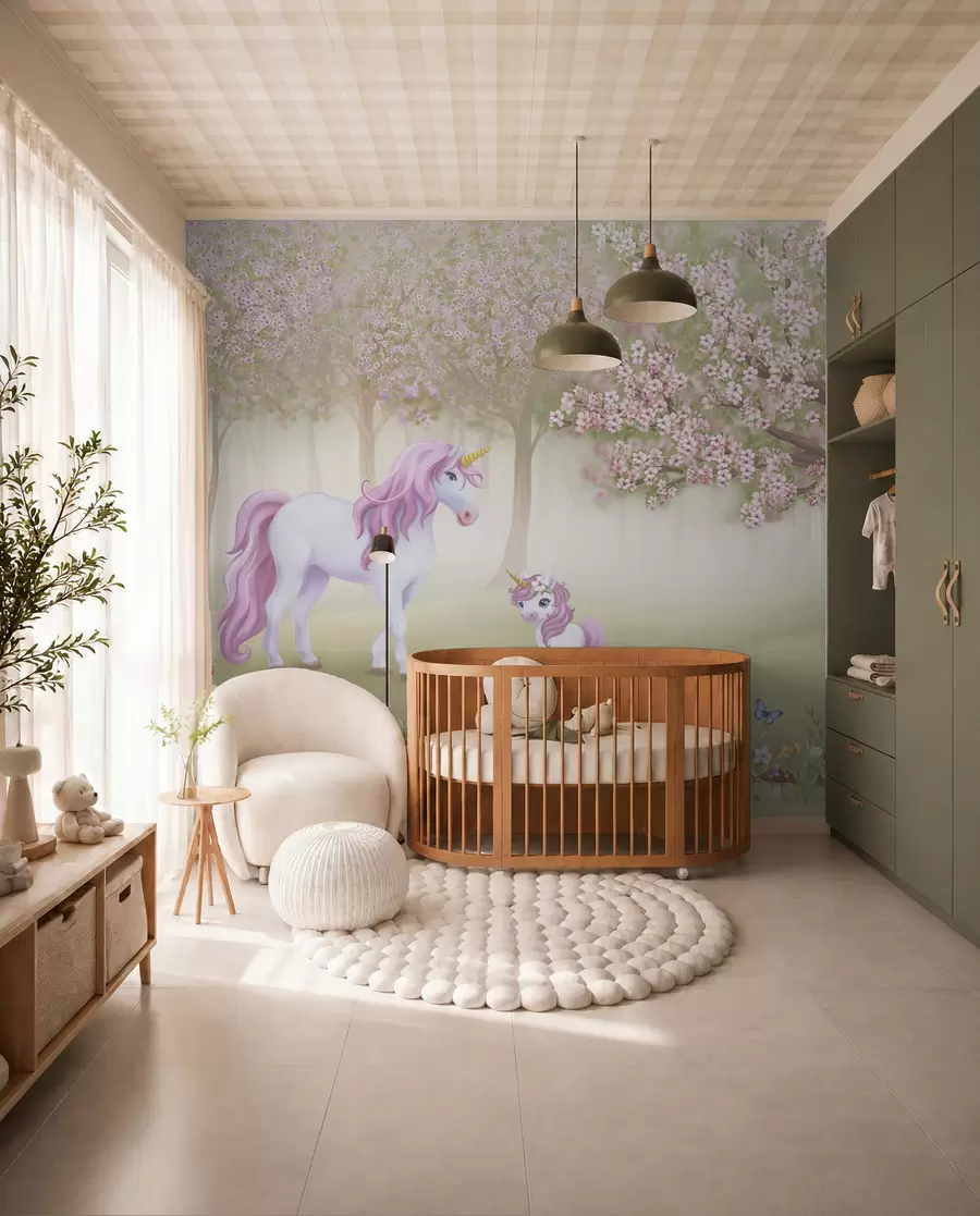 Fototapetes Vienradžu augļu dārzs w02269