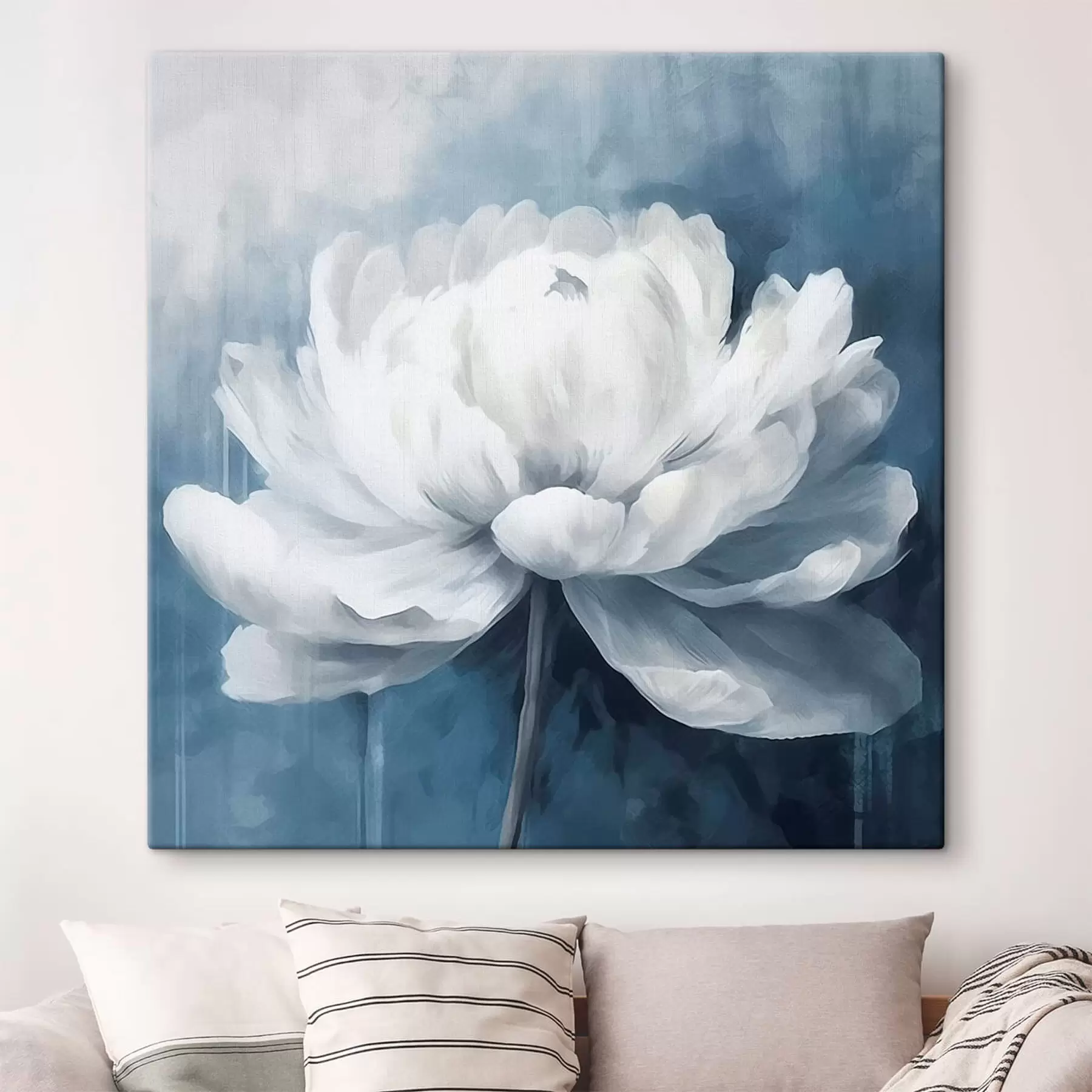 Glezna Baltā peonija s41689