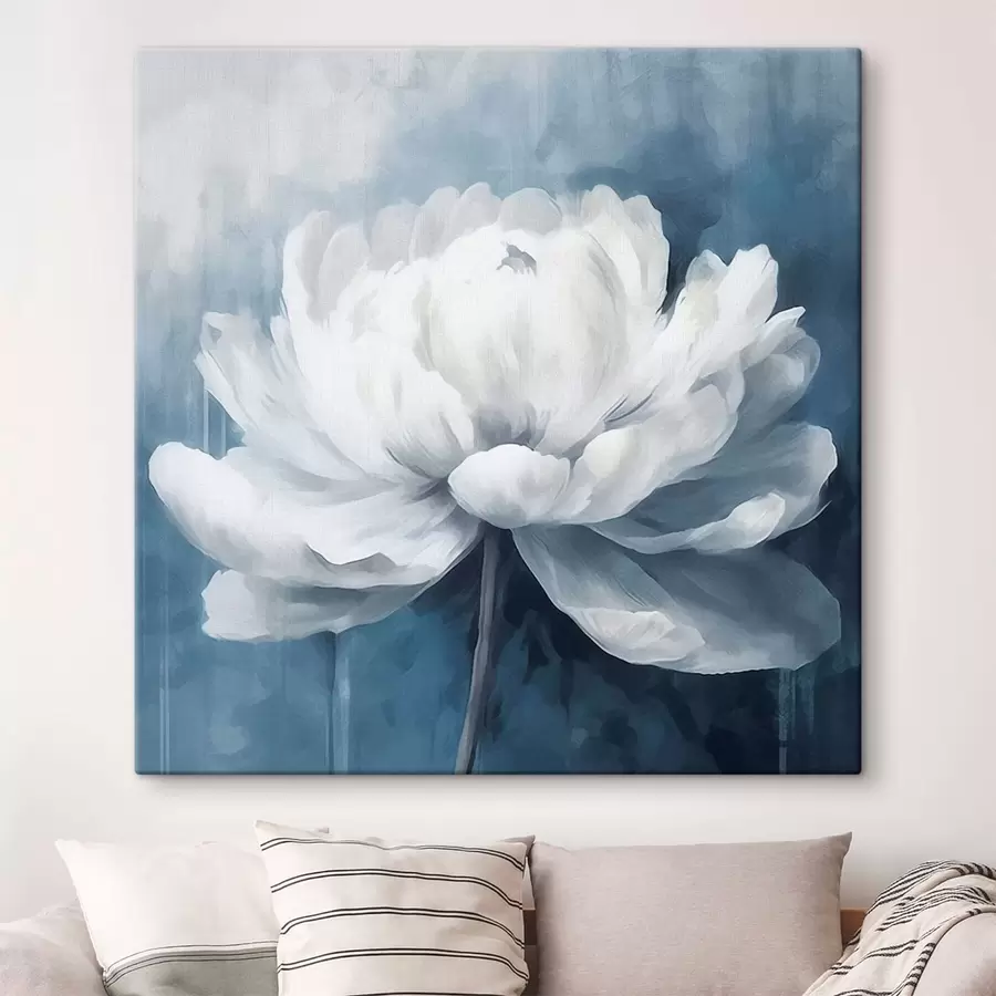 Glezna Baltā peonija s41689