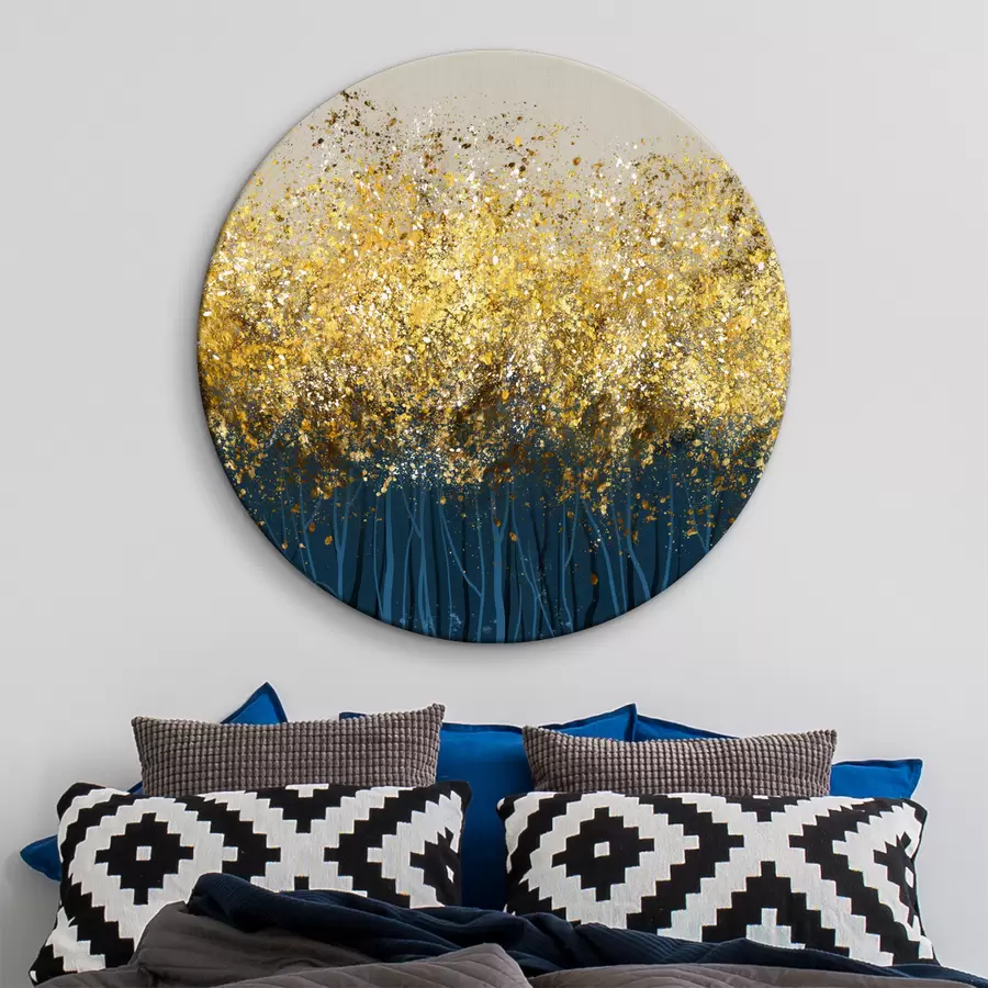 Glezna Koki ar rudens lapām r01893