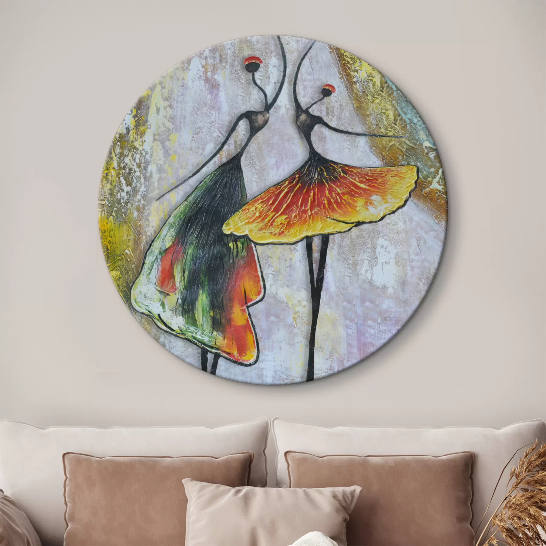 Glezna Abstrakcija, balerīnas r01740