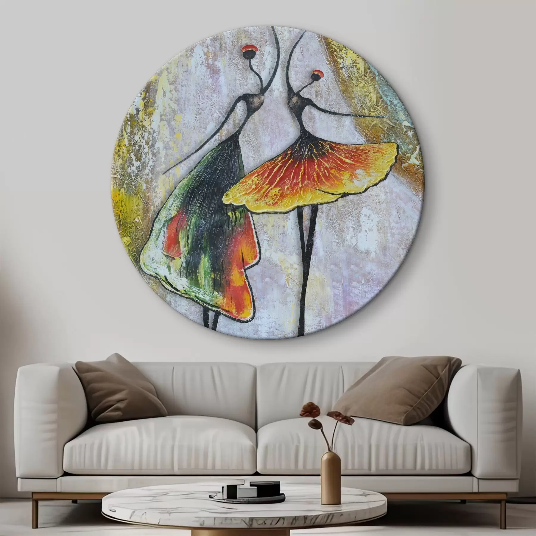 Glezna Abstrakcija, balerīnas r01740