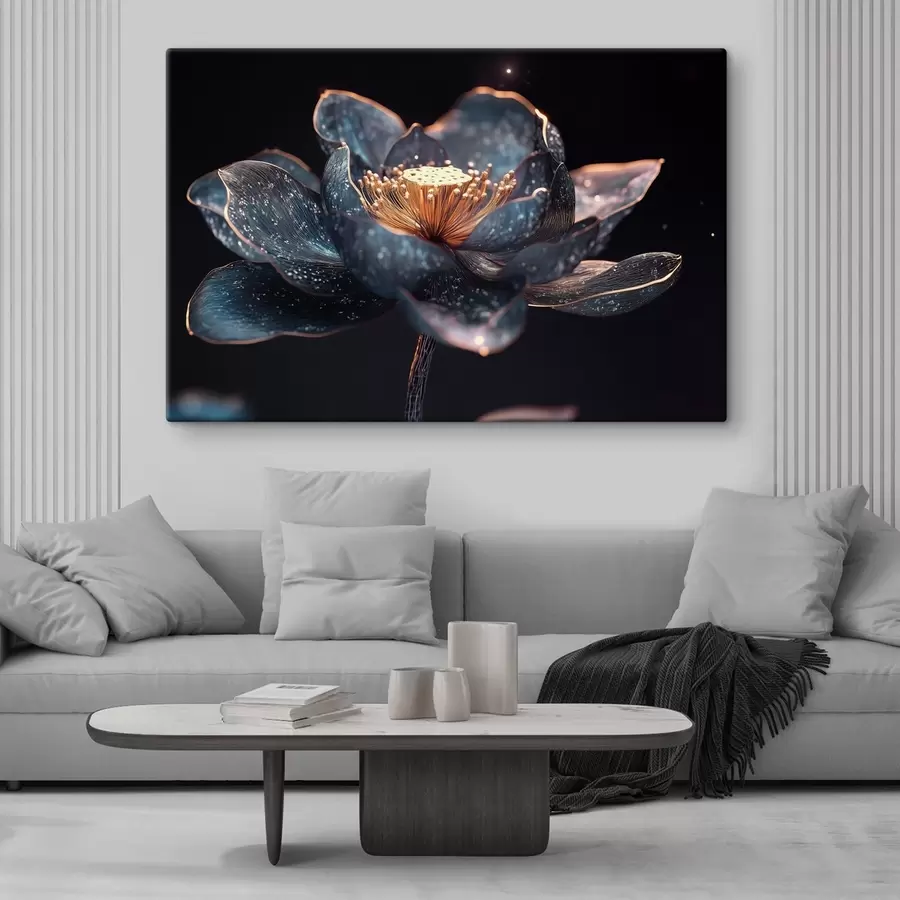 Glezna Graciozs zieds uz tumša fona s41837