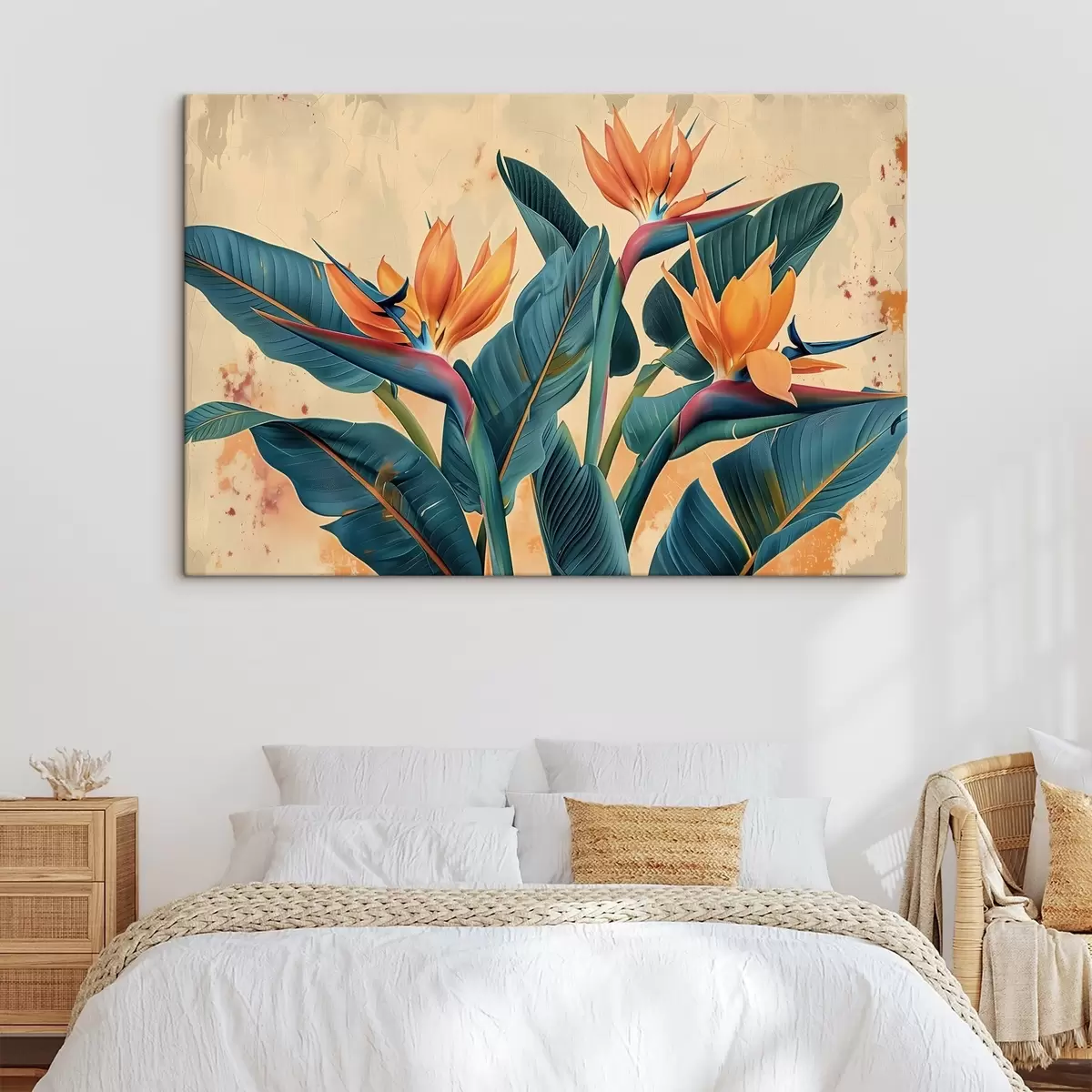 Glezna Tropu banānu koki s41863