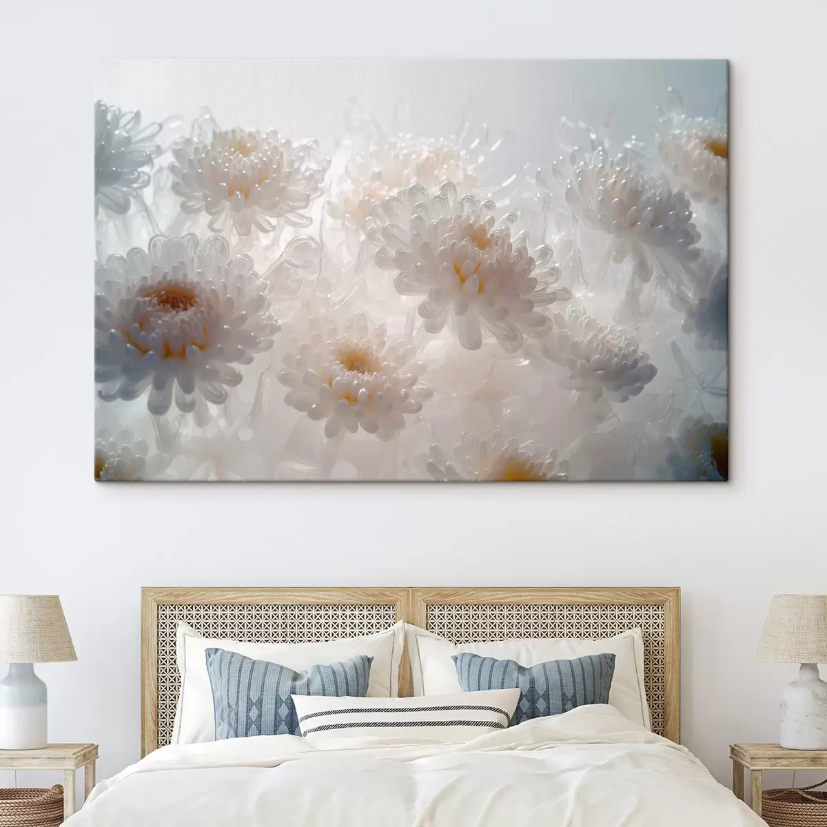 Glezna Baltās krizantēmas s41879