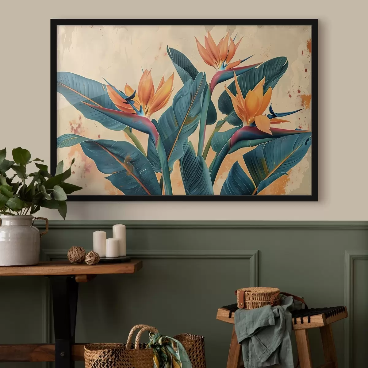 Plakāts Tropu banānu koki f41863