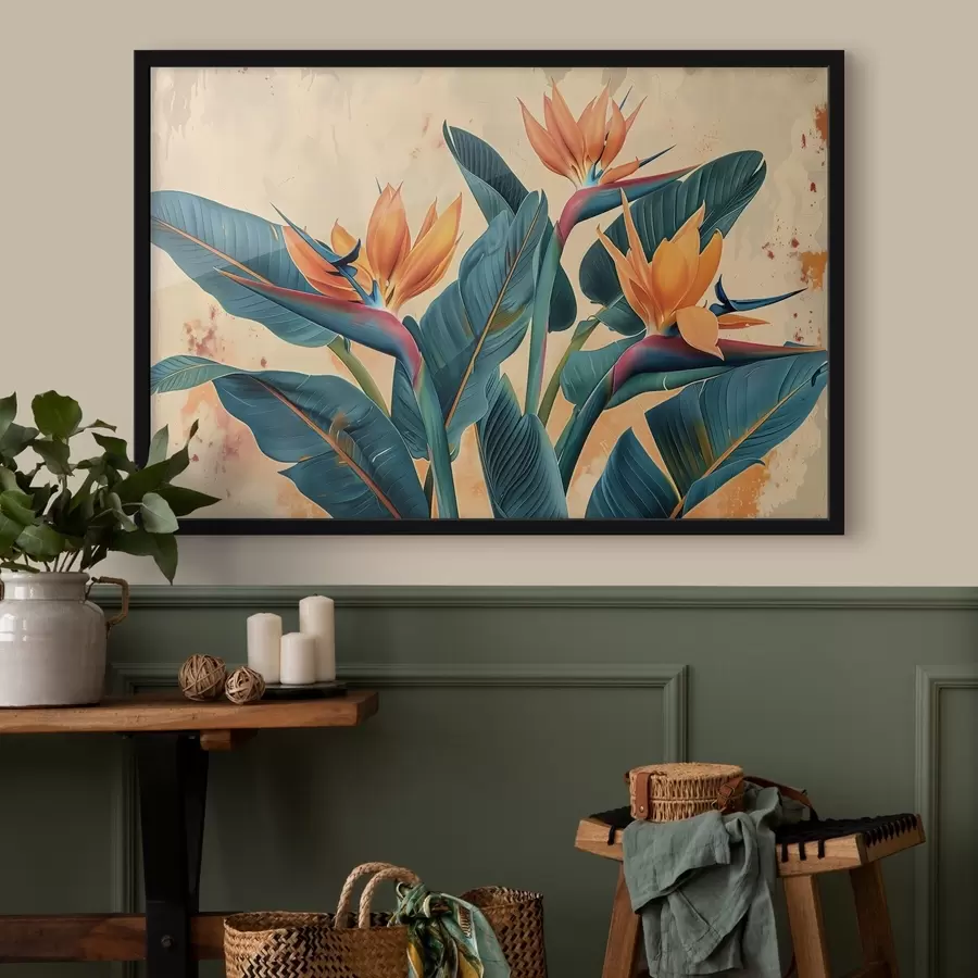 Fototapetes Tropu banānu koki f41863