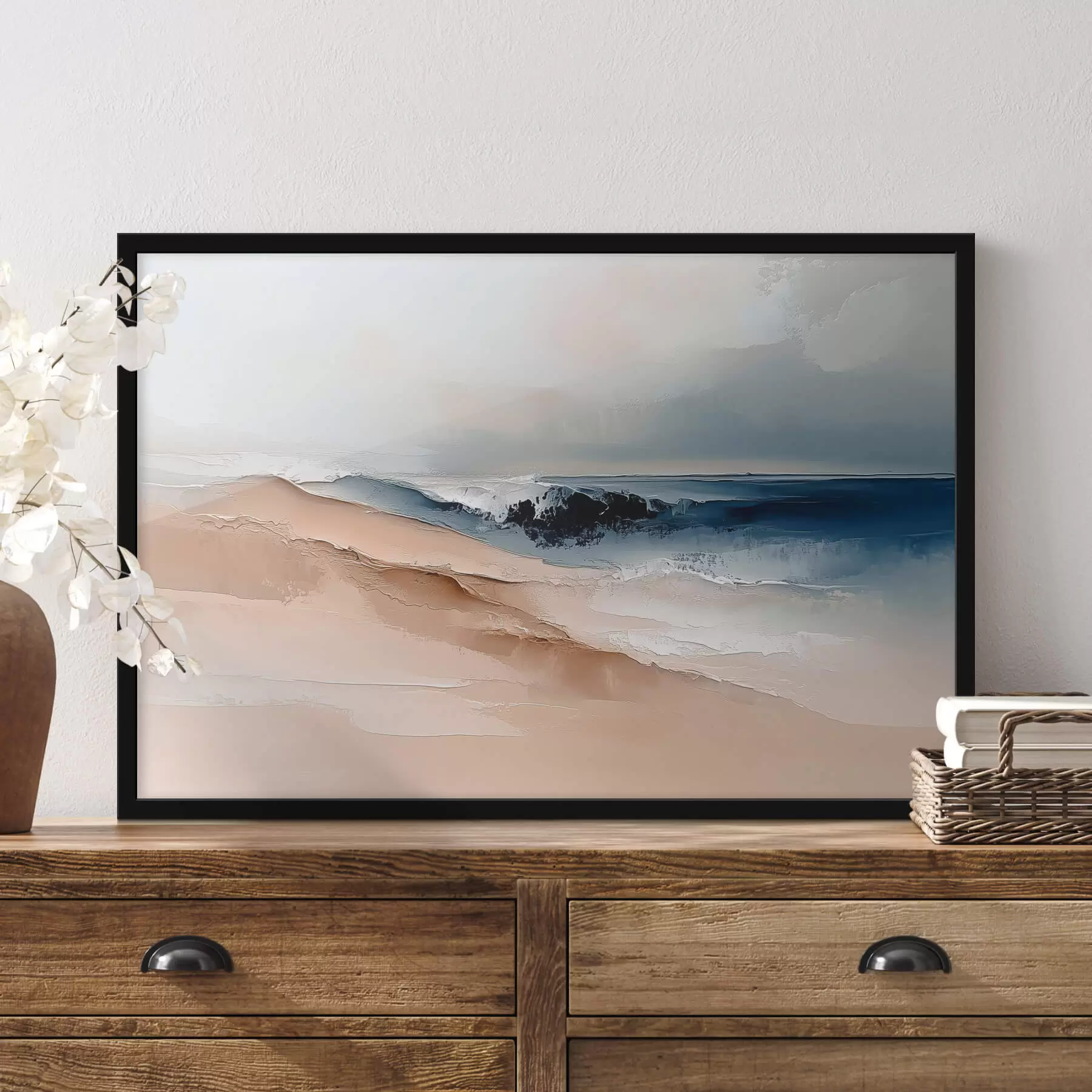 Fototapetes Abstrakts ar okeāna vilni f41654